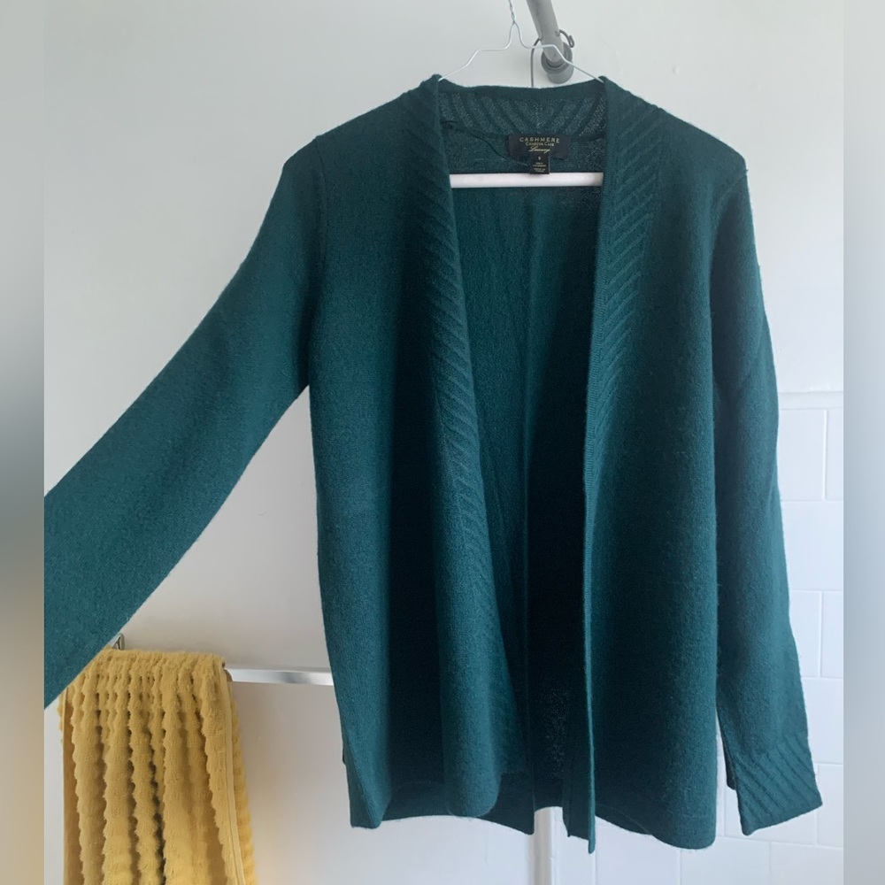 Luxury emerald green cashmere camisole